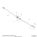 DRIVE TRAIN: PROP SHAFT - 2020 POLARIS RANGER CREW 1000 FULL SIZE EPS FO