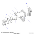 BRAKES: REAR CALIPER - 2020 POLARIS RANGER CREW 1000 FULL SIZE EPS FO