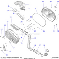 DRIVE TRAIN: CLUTCH COVER & DUCTING - 2022 POLARIS RANGER CREW XP 1000 PREMIUM
