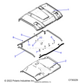 BODY: ROOF LINER & SEALS - 2022 POLARIS RANGER 570 NORTHSTAR