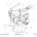 CHASSIS: MAIN FRAME AND SKID PLATES - 2025 POLARIS GENERAL XP 1000 ULTIMATE