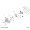 ENGINE: STATOR COVER & FLYWHEEL - 2023 POLARIS RANGER 570 FULL SIZE