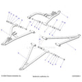 SUSPENSION: FRONT CONTROL ARMS - 2025 POLARIS GENERAL 1000 PREMIUM