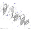 BODY: DOOR ASSEMBLY REAR - 2024 POLARIS XPEDITION XP5 NORTHSTAR