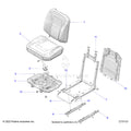 BODY: SEAT DRIVER - 2025 POLARIS RANGER XD 1500 NORTHSTAR ULTIMATE CREW