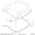 BODY: ROOF - 2022 POLARIS GENERAL XP 1000 TRAILHEAD LE