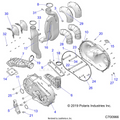 DRIVE TRAIN: CLUTCH COVER & DUCTING - 2020 POLARIS RANGER CREW XP 1000 EPS HIGH LIFTER