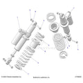 SUSPENSION: REAR SHOCK MOUNTING - 2025 POLARIS GENERAL XP 4 1000 ULTIMATE