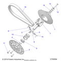 DRIVE TRAIN: CLUTCH SECONDARY - 2023 POLARIS RANGER 1000 EPS