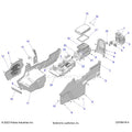 BODY: CENTER CONSOLE - 2026 POLARIS XPEDITION XP5 NORTHSTAR