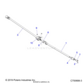 DRIVE TRAIN: PROP SHAFT - 2020 POLARIS RANGER CREW 1000 EPS FULL SIZE