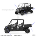 BODY: DECALS GRAPHICS - 2025 POLARIS RANGER 570 CREW FULL SIZE