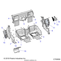 BODY: REAR CLOSEOFF AND FENDERS - 2022 POLARIS GENERAL XP 1000 DELUXE RIDE COMMAND