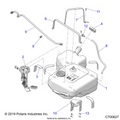 BODY: FUEL TANK - 2021 POLARIS RANGER XP 1000 NORTHSTAR ULTIMATE