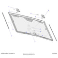 BODY: WINDSHIELD - 2026 POLARIS RANGER XD 1500 NORTHSTAR CREW
