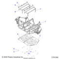 CHASSIS: MAIN FRAME & SKID PLATES - 2025 POLARIS RANGER 1000 CREW