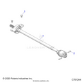 DRIVE TRAIN: FRONT PROP SHAFT - 2021 POLARIS RANGER XP 1000 NORTHSTAR