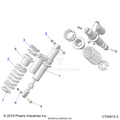SUSPENSION: REAR SHOCK MOUNTING - 2023 POLARIS GENERAL XP 4 1000 SPORT