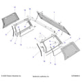 BODY: REAR WINDOW AND REAR CAB MOUNTING - 2025 POLARIS XPEDITION ADV 5 NORTHSTAR