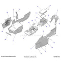 BODY: CENTER CONSOLE - 2024 POLARIS XPEDITION ADV NORTHSTAR