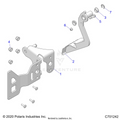 BRAKES: PEDAL - 2022 POLARIS RANGER XP 1000 TRAIL BOSS EVAP