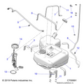 BODY: FUEL TANK - 2020 POLARIS RANGER CREW XP 1000 FACTORY CHOICE