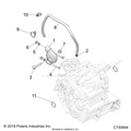DRIVE TRAIN: MAIN GEARCASE MOUNTING - 2021 POLARIS RANGER XP 1000 WATERFOWL EVAP