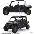 BODY: DECALS (2) - 2020 POLARIS GENERAL XP 4 1000 RIDE COMMAND