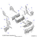 BODY: FLOOR & ROCKER - 2021 POLARIS RANGER CREW 1000 EPS