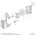 BRAKES: FRONT CALIPER - 2023 POLARIS GENERAL 1000 SPORT