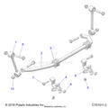 SUSPENSION: FRONT STABILIZER BAR - 2021 POLARIS GENERAL 4 1000 DELUXE