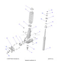 SUSPENSION: FRONT SHOCK & SPRING - 2026 POLARIS RANGER 500