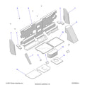 BODY: CAB FOAM & REAR PANEL - 2022 POLARIS RANGER XP 1000 NORTHSTAR ULTIMATE EVAP