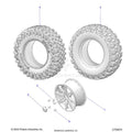 WHEELS: REAR - 2023 POLARIS GENERAL XP 4 1000 ULTIMATE