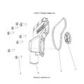 ENGINE: WATERPUMP IMPELLER & COVER - 2022 POLARIS RANGER 500