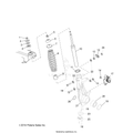 SUSPENSION: FRONT STRUT - 2015 POLARIS RANGER 570/EPS