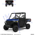 BODY: DECALS GRAPHICS - 2022 POLARIS RANGER 1000 FULL SIZE PREMIUM WINTER