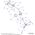 STEERING: STEERING ASM. - 2019 POLARIS GENERAL 1000 EPS