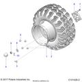 WHEELS: REAR - 2025 POLARIS RANGER 150 EFI