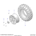 WHEELS: FRONT - 2022 POLARIS GENERAL 1000 PREMIUM EPS