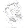 DRIVE TRAIN: CLUTCH COVER & DUCTING - 2025 POLARIS RANGER 1000 CREW EPS