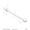 DRIVE TRAIN: FRONT PROP SHAFT - 2019 POLARIS GENERAL 1000 4 EPS RIDE COMMAND