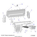 BODY: REAR CLOSEOFF & FENDERS - 2022 POLARIS RANGER XP 1000 HIGH LIFTER