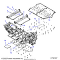 CHASSIS: FRAME - 2022 POLARIS RANGER CREW 570 RIDE COMMAND