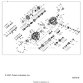 DRIVE TRAIN: MAIN GEARCASE INTERNALS - 2022 POLARIS RANGER XP 1000 BIG GAME EVAP