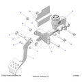 BRAKES: PEDAL & MASTER CYLINDER - 2024 POLARIS RANGER 570 FULL SIZE