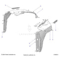 BODY: FENDERS FRONT - 2025 POLARIS GENERAL XP 4 1000 ULTIMATE