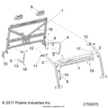CHASSIS: CAB FRAME - 2018 POLARIS RANGER XP 1000 EPS NORTHSTAR