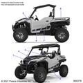 BODY: DECALS (2) - 2021 POLARIS GENERAL XP 1000 DELUXE