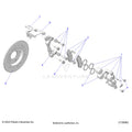 BRAKES: FRONT CALIPER - 2026 POLARIS RANGER XD 1500 NORTHSTAR CREW
